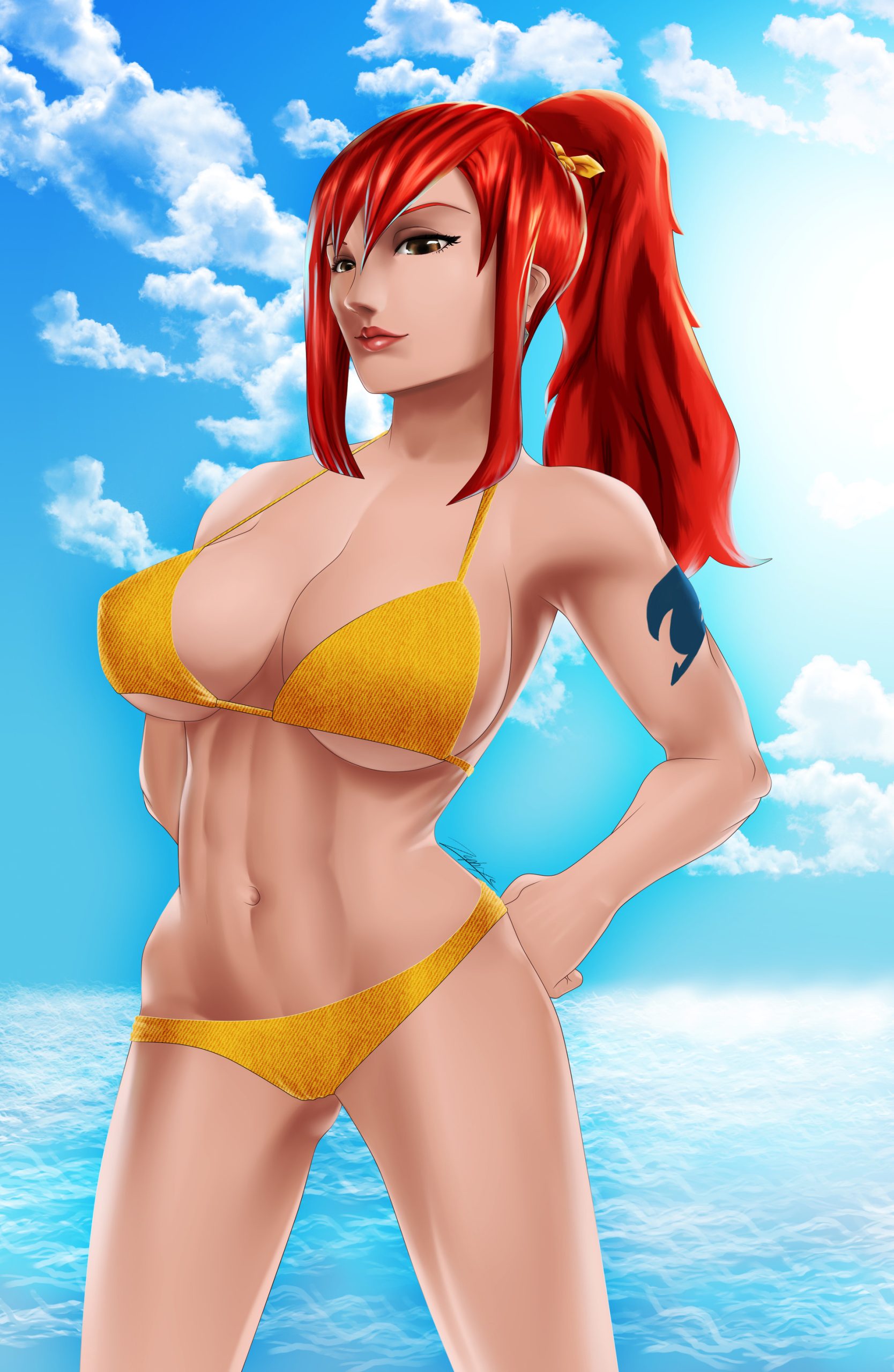 Erza Bikini 0011