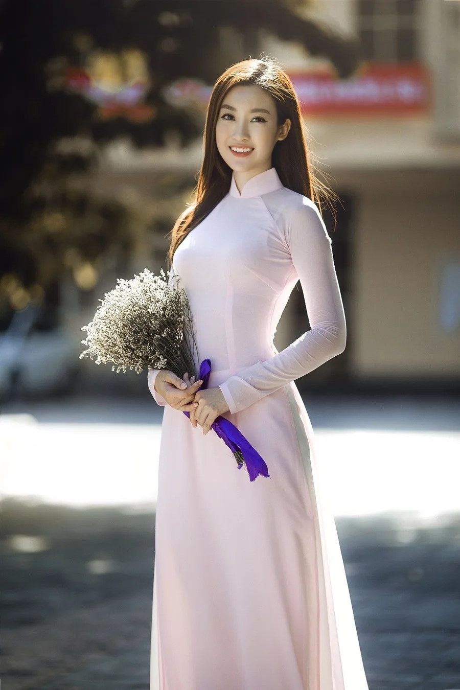 gái xinh mặc áo dài