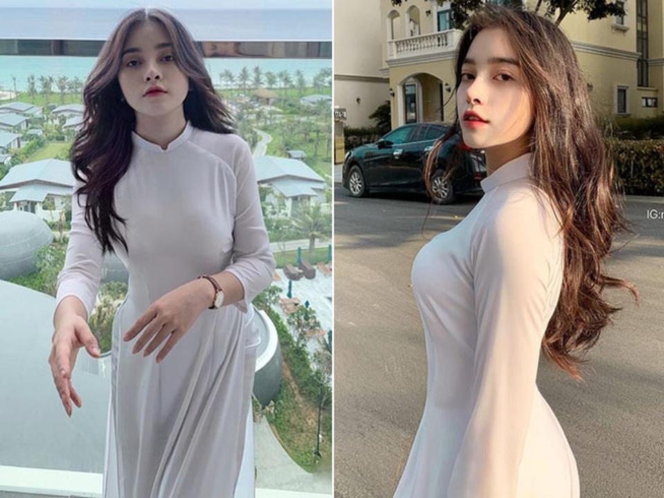 gái xinh mặc áo dài 0010