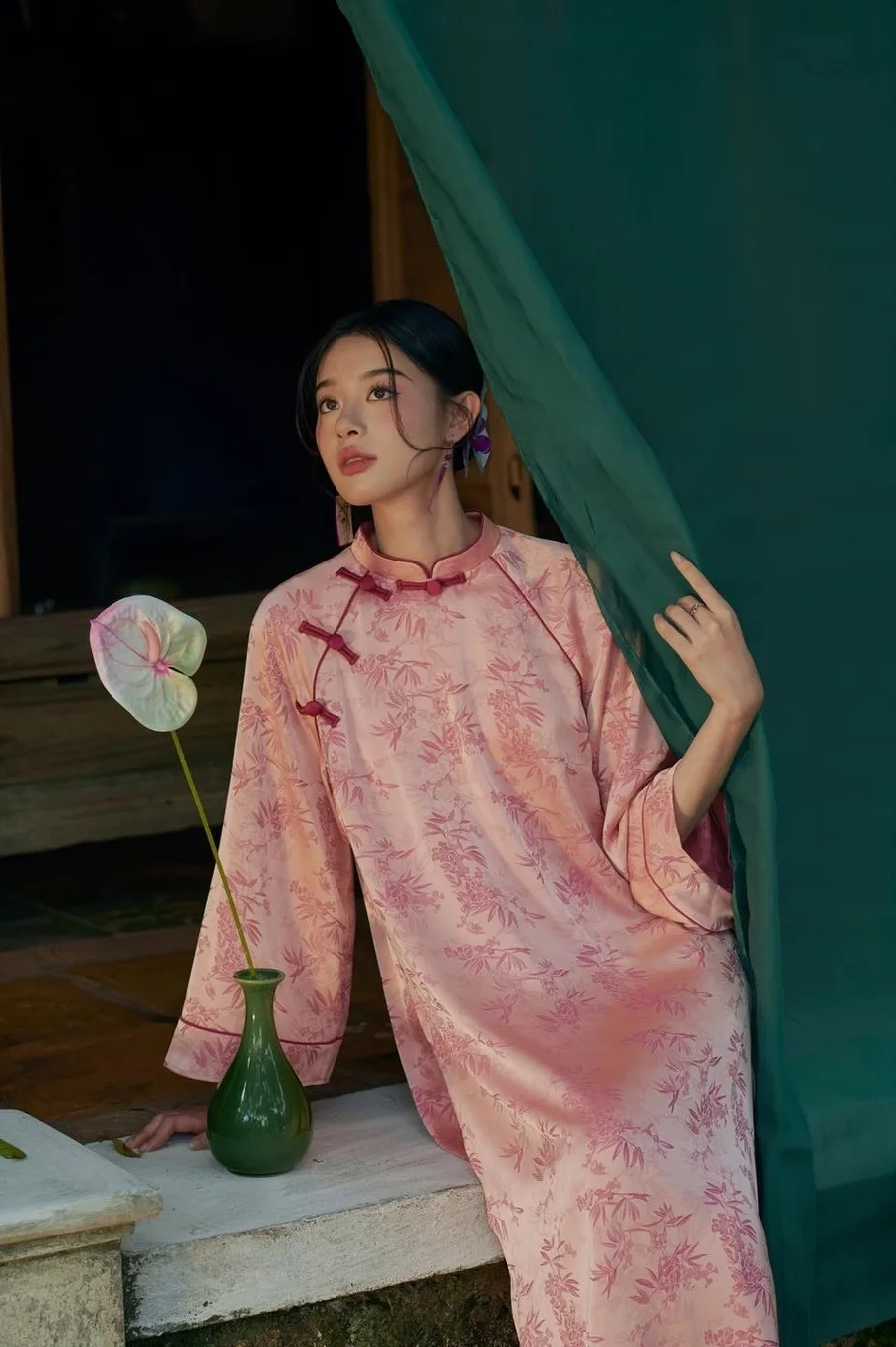 gái xinh mặc áo dài 0036