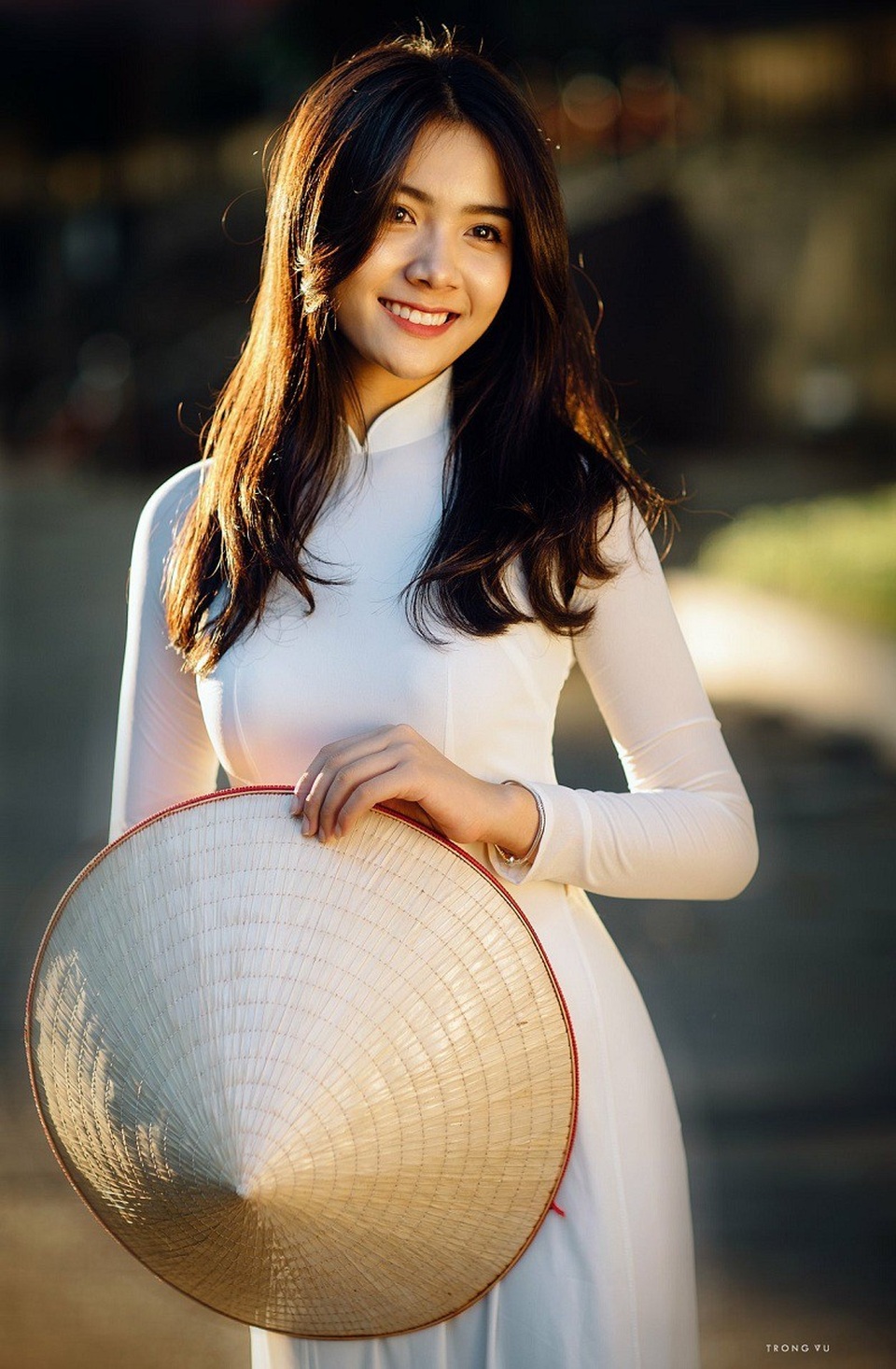 gái xinh mặc áo dài 0044