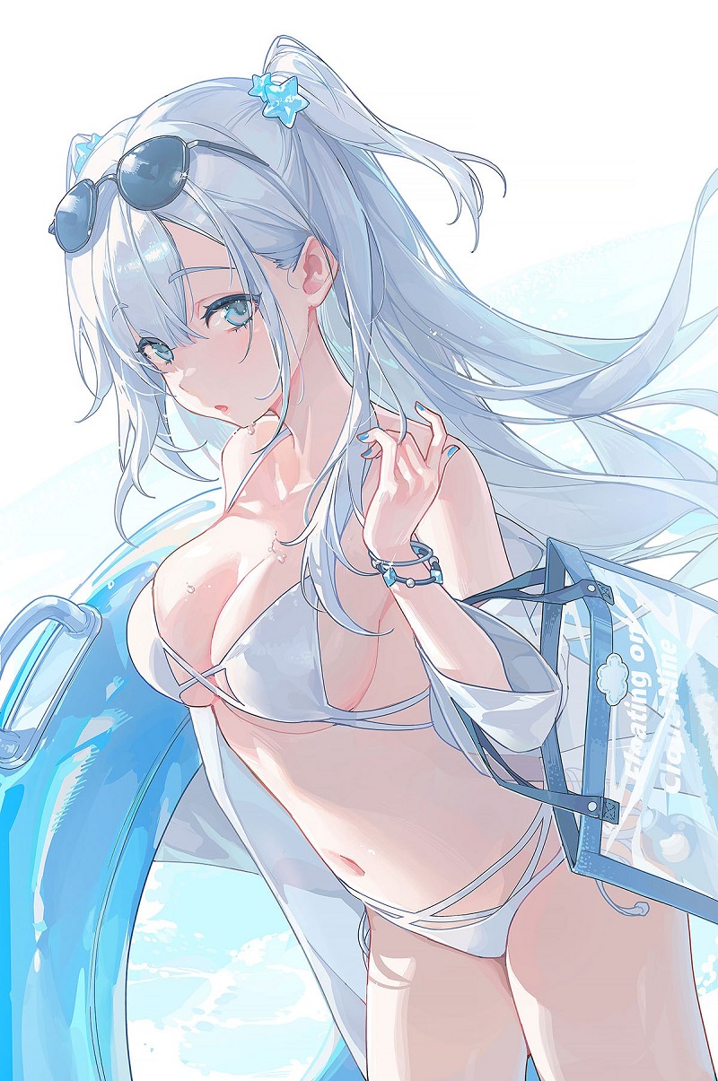 gái xinh mặc bikini anime 0010