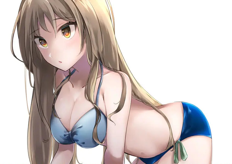 gái xinh mặc bikini anime 0045