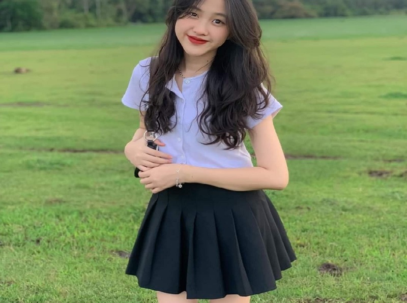 gái xinh mặc váy 0031