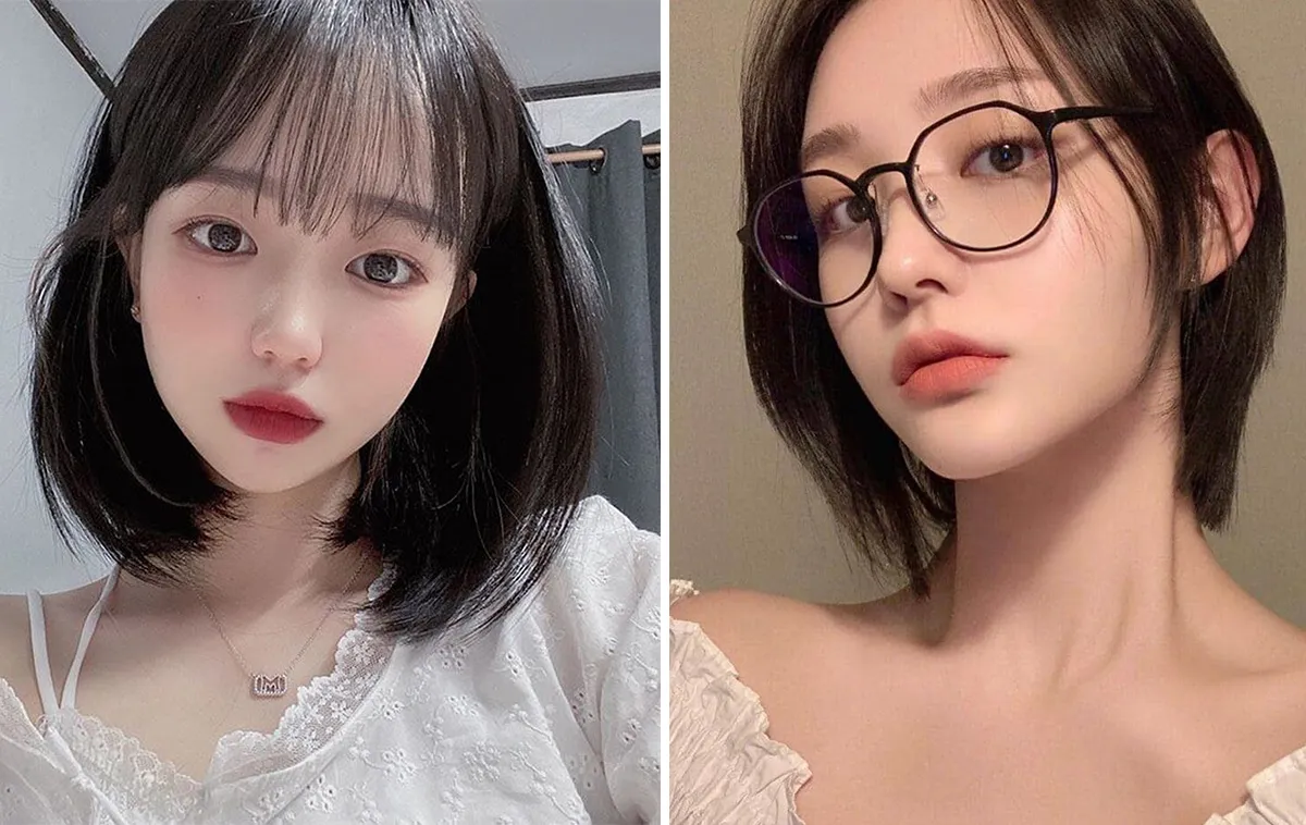 hình gái đẹp tóc ngắn